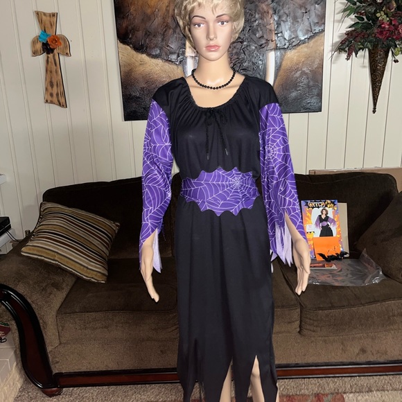 Rubie’s • Witch Of The Webs • Women • One Size • Purple/Black •Halloween Costume - Picture 10 of 15